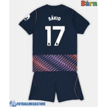 Fotballdrakt Barn Tottenham Hotspur Savio #17 Bortedraktsett 2026-27 Kortermet (+ Korte bukser)